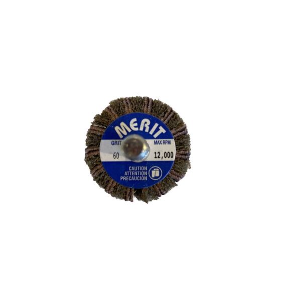 Merit Miniwheel IFW FWS 1 1/4 x 1 NOR F2316 60 Grit Small 10 Count - Picture 2 of 4